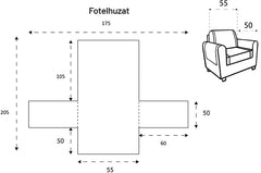 Sofazip párnázott kanapéhuzat 1-2-3-4-5 üléseshez, kétoldalúan használható ivory-bézs színben