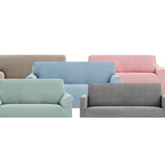 Sofazip PatternFit Homokszínű kanapéhuzat 1-2-3-4 üléses kanapékhoz.