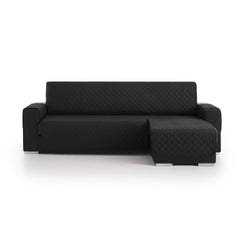 Sofazip matracolt sarokkanapé huzat fekete színben, balra/jobbra kialakítással