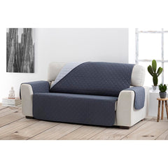 Sofazip párnázott kanapéhuzat 1-2-3-4-5 üléseshez, kétoldalúan használható sötétszürke-világosszürke színben