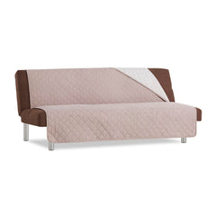 Sofazip karfa nélküli kanapéhuzat, matracolt, kétoldalas Cappuccino - Elefántcsont designban