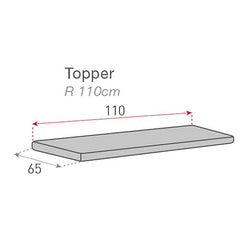 Sofazip Teflon® matracvédő kanapéhoz, vízlepergető, ragadásmentes, barna színben