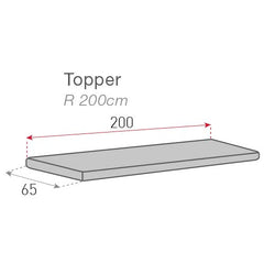 Sofazip Teflon® matracvédő kanapéhoz, vízlepergető, ragadásmentes, barna színben